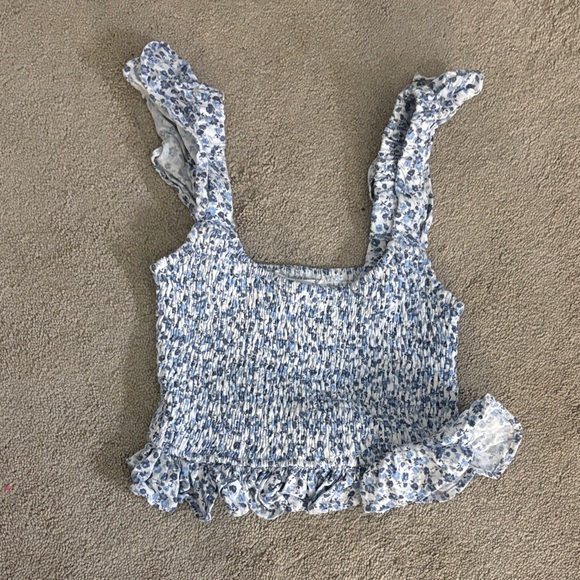 Altar'd State Tops - Floral Blue Altard State Top
